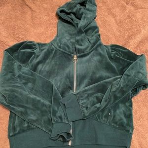 Cropped Teal Sweater